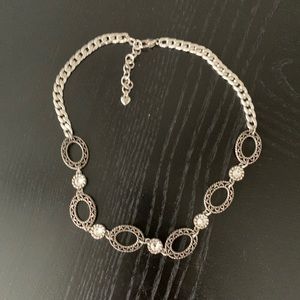 Brighton necklace … different gems on each side.